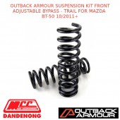 OUTBACK ARMOUR SUSPENSION KIT FRONT ADJ BYPASS TRAIL FITS MAZDA BT-50 10/2011+